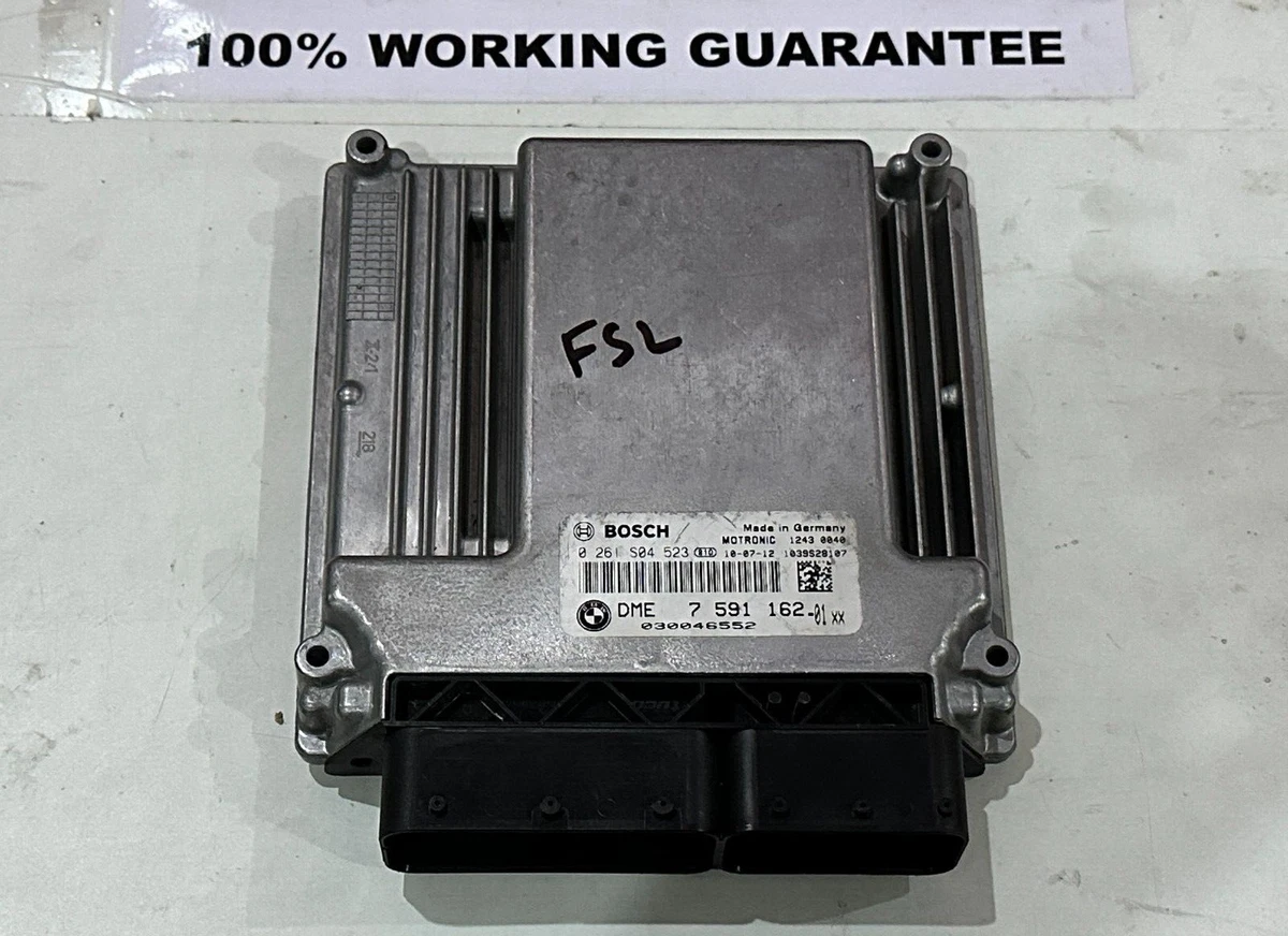 BMW BOSCH DME 7591162 0261S04523 MEV1721 100% WORKING GUARANTEE  