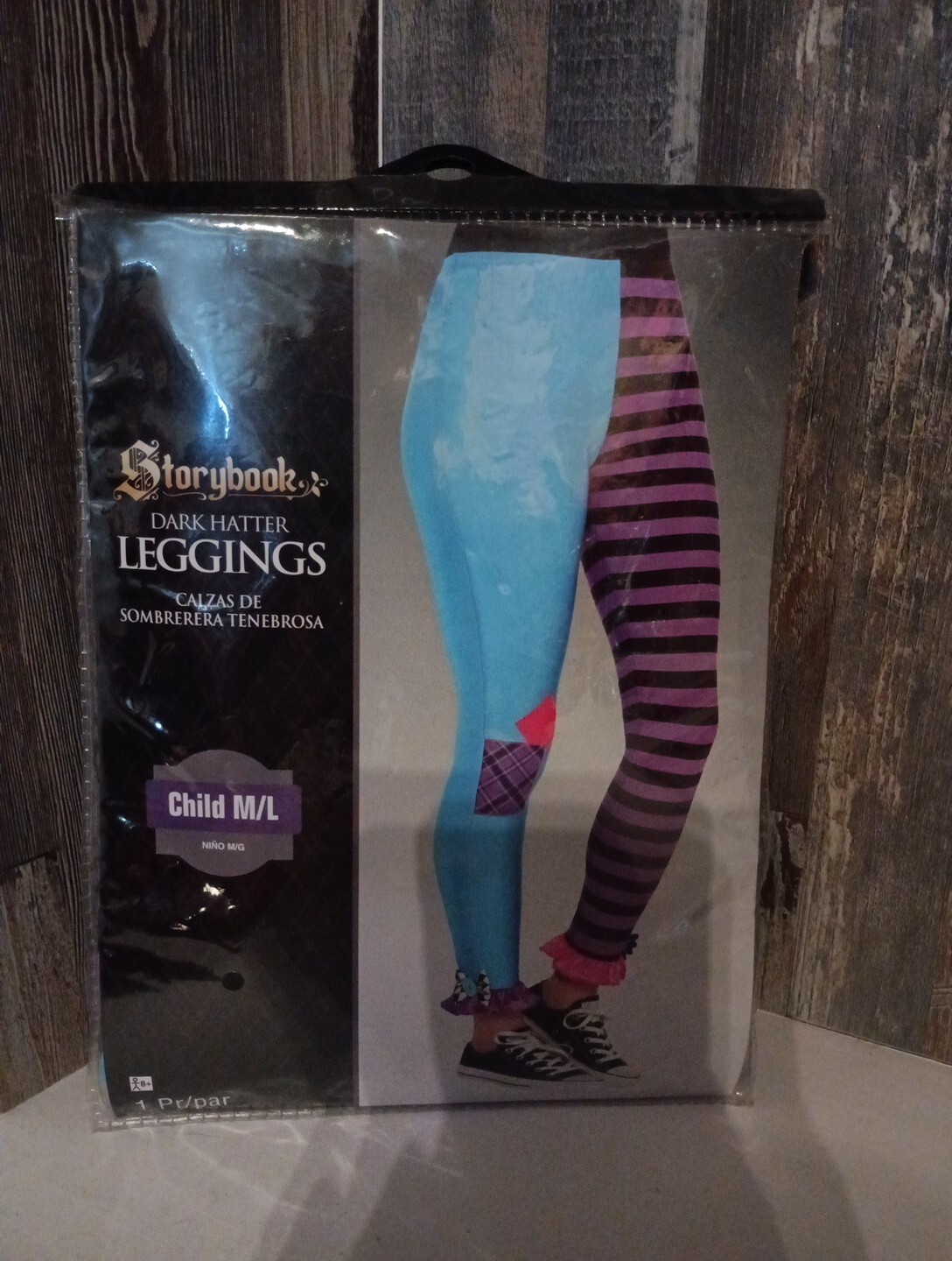 Storybook ChIld&rsquo;s  Hatter Leggings Pretend Play Costume, S
