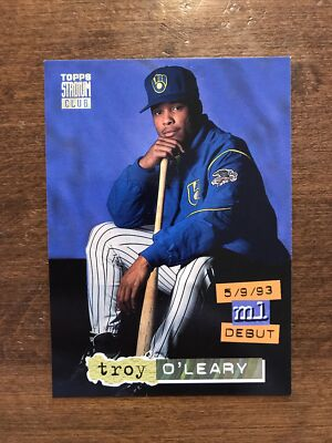 #ad Troy O#x27;Leary 1994 Topps Stadium Club Golden Rainbow #347 Milwaukee Brewers $0.99