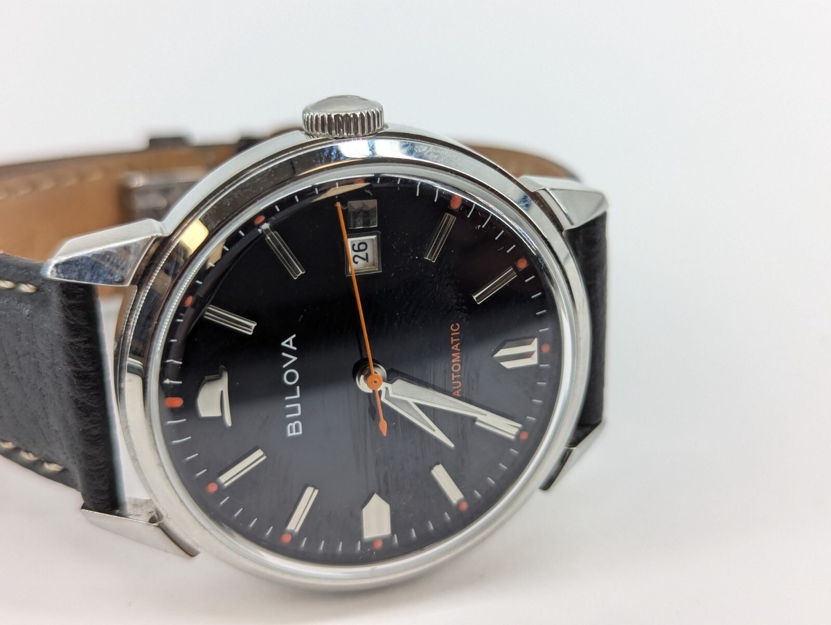 BULOVA 96B381 BLACK FACE AUTOMATIC Watch | eBay
