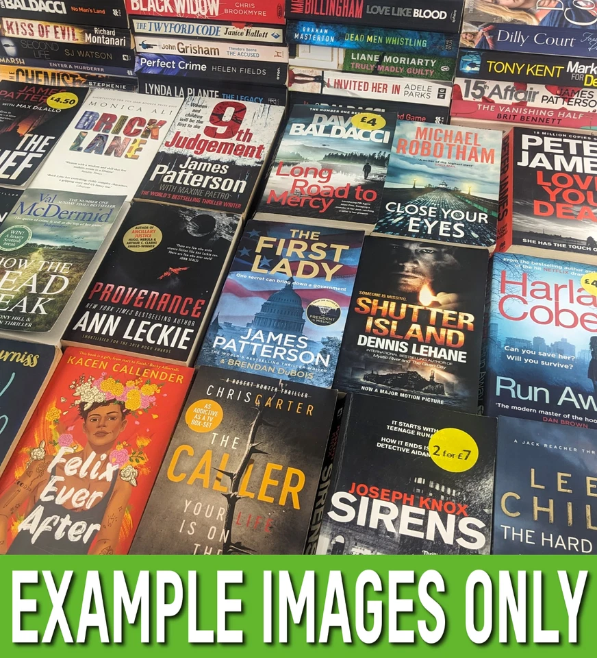 Wholesale Books Job Lot - 40-50 Fiction Books / Novels - FREE SHIPPING - Used F2 - Image 3 of 4