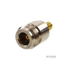 N-Type Female to SMA Female 50-Ohm RF Coaxial Adapter, RF-N143