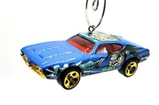 Christmas Ornament for Oldsmobile 442 Blue Anime