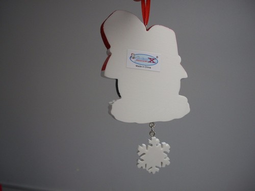 Polar X Family of 2 Penguins Expecting Baby Xmas Ornament Dangling Snowflake NWT - Picture 6 of 8