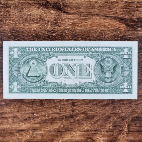 B 00000423* Una banconota da 1$ dollaro basso numero di serie Star Note Series 2021 - Foto 5 di 6