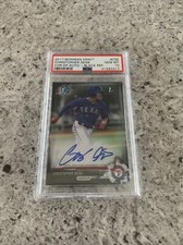 2017 Bowman Chrome Christopher Seise Black Refractor Autograph /75 PSA 10