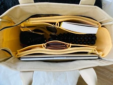 NEW! AlgorithmBags® for  The Tote Bag Luxury Organizer Insert Shaper w/ Zippers