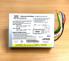 Vossloh Schwabe 100 Watt Metal Halide Ballast M10012/27CK-5EU-JT2 (188305.02)