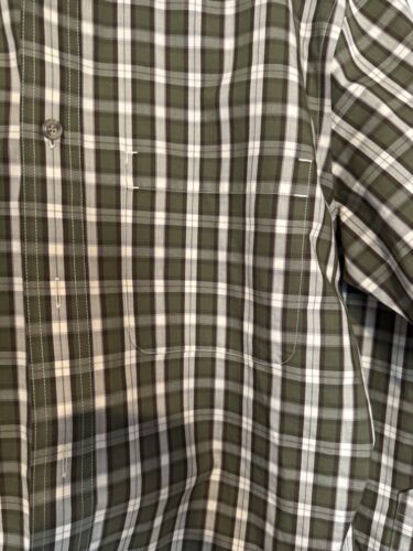 Cabela's Long Sleeve Button Up Shirt Plaid Green Men's Size M - Picture 3 of 4