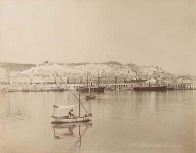 Algeria the port of Algiers albumen print 25.3 cm x 20 cm anonymous circa 1884 