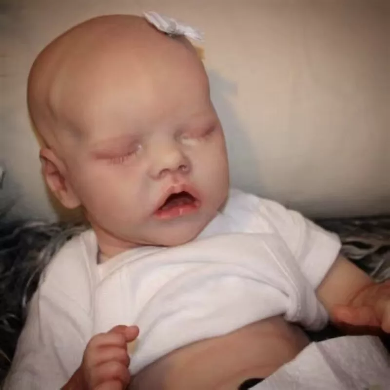 Bebe Reborn Doll 17 Inches Lifelike Newborn Reborn Baby Vinyl Unpainted  Unfinished Doll Parts DIY Blank Doll Kit - Buy Bebe Reborn Doll 17 Inches  Lifelike Newborn Reborn Baby Vinyl Unpainted Unfinished