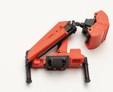 Herpa 054294 Ho Scale Loading Crane with Double Shell Clamp (2 Pieces)