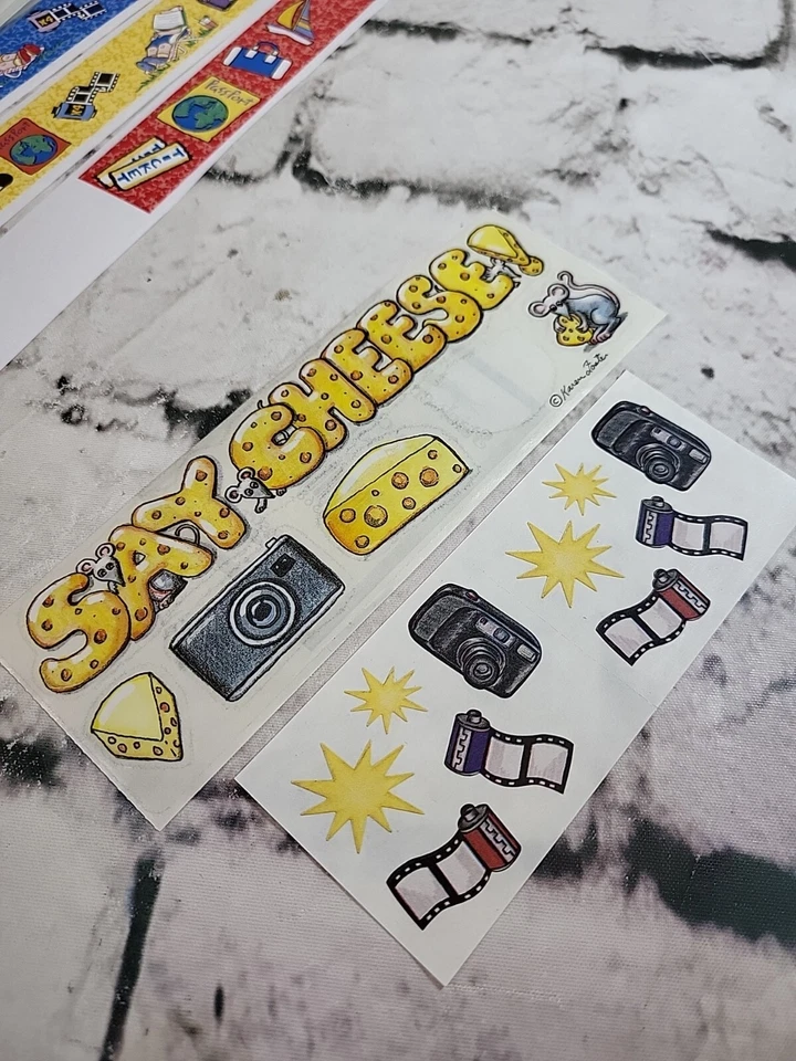 Lote de pegatinas para álbumes de recortes vacaciones di queso momentos creativos Foto 2 de 4