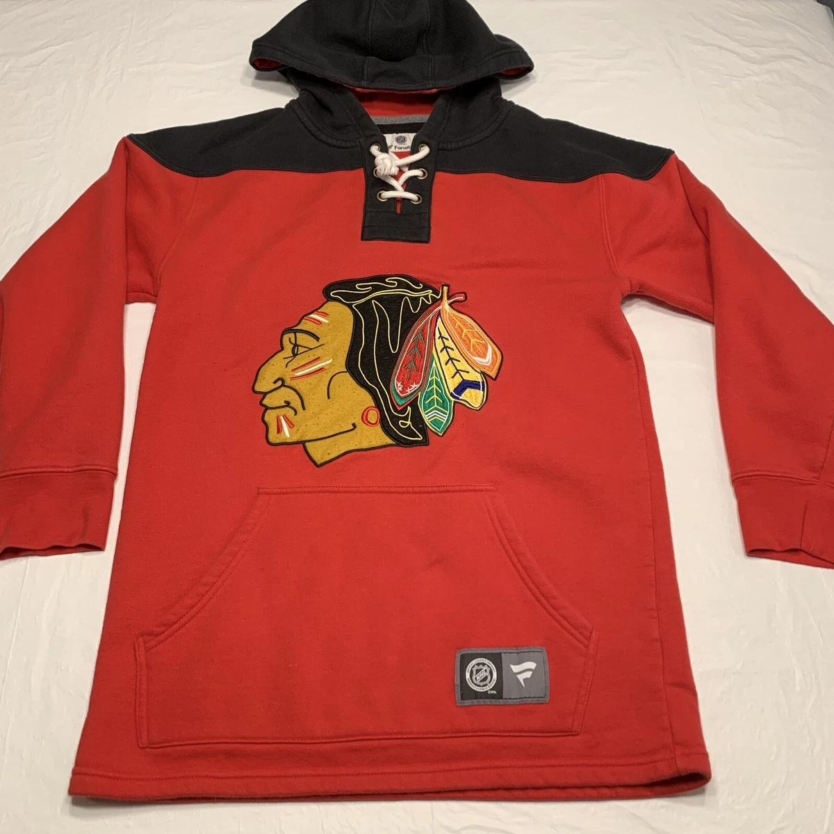 Blackhawks lace cheap up hoodie