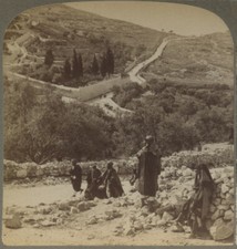 JERUSALEM, PANORAMA, LANDSCAPE, VINT STEREOVIEW