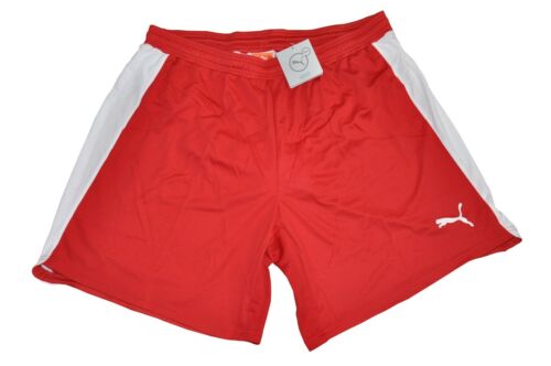 Pantaloni sportivi Puma pantaloncini taglia XL/ XXL sport pantaloni corti allenamento con slip interno rossi - Foto 1 di 2
