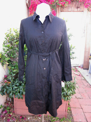 Norma Kamali Walmart black shirt dress M NWT classic 42" bust cotton | eBay Norma Kamali Walmart black shirt dress M NWT classic 42" bust cotton | eBay