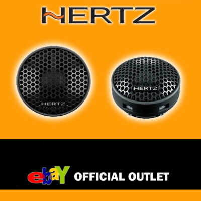 Hertz DT24.3 1'' 24 mm 80 Watt 1-Wege Koaxial Auto Tür Armaturenbrett Lautsprecher Hochtöner Neu in OVP