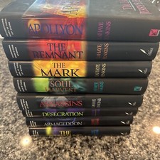 Book LOT OF 8 LEFT BEHIND SERIES Book Tim LaHaye  Jerry Jenkins HCDJ Collector