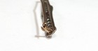 Vintage 10k Gold Sim Amethyst Pin Brooch Baguette Cut — photo 5
