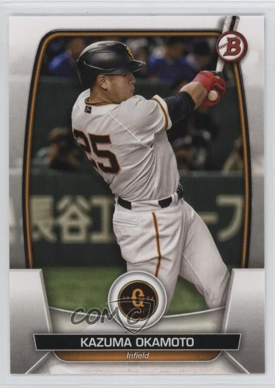 2023 Bowman NPB Nippon Professional Baseball - Kazuma Okamoto #59