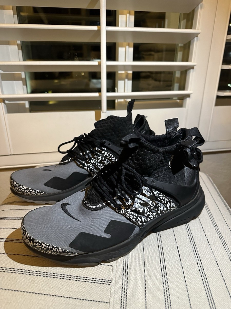 Size 11 Nike Acronym x Air Presto Mid Cool Grey In Great  display picture 1
