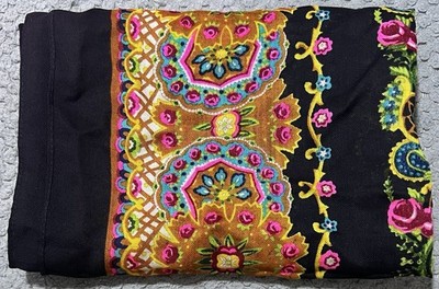Mehrfarbiger Damenschal hell Blumenmuster 40'' x 42'' Ref00072