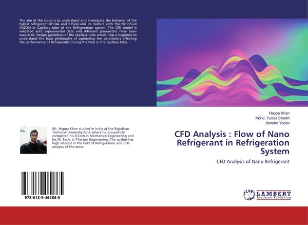 Happa Khan (U. A.) | CFD Analysis : Flow Of Nano Refrigerant In Refrigeration...-image