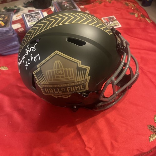 Thurman Thomas Bills Hall Of Fame Signed STS Replica Helmet TOTAL ...