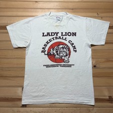Vintage 90s Lady Lion Basketball Camp Henderson Tennessee T-Shirt USA Made Small