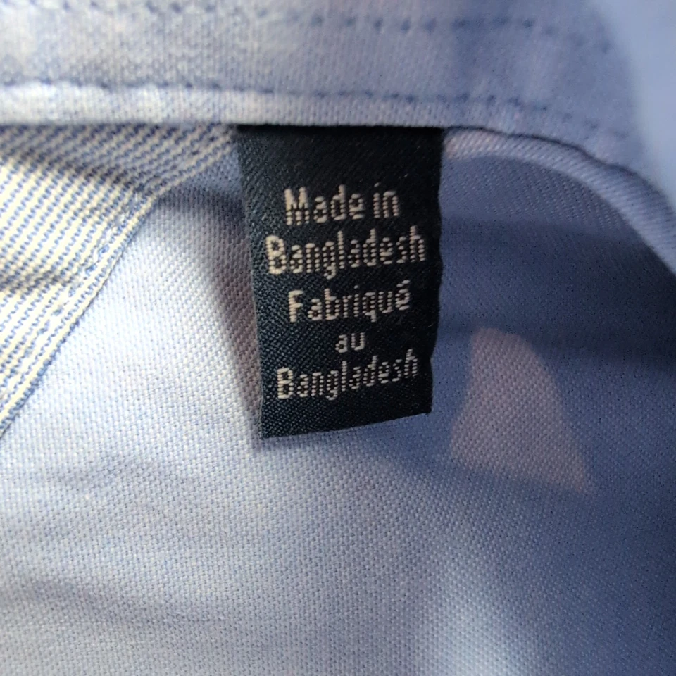 Chemise Tommy Hilfiger Bleu Clair Regular Fit Poignets Mousquetaires Taille M - Photo 3/4