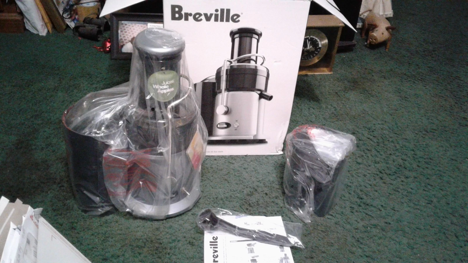 Breville Juice Fountain Silver Juicer Extractor je 900