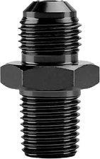 BLACKHORSE-RACING 6AN to 1/4 NPT Male Hose Fitting Adapter, Universal Aluminum F