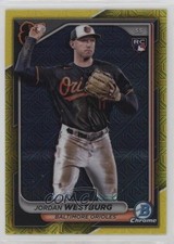 2024 Bowman Chrome Mega Box Yellow Mojo Refractor /75 Jordan Westburg #17 11qd