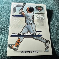 2025 Panini Prospect Edition #119 - Nolan Schubart - Holo - Cleveland Guardians