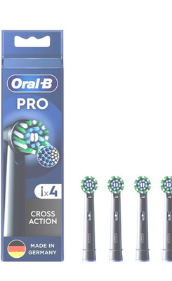 Oral-b Pro Crossaction Schwarz 4er pack Neu