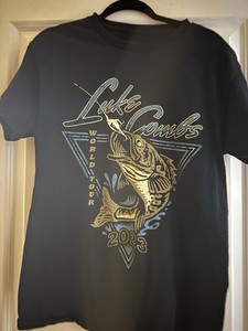 Luke Combs Shirt Medium Black 2023 World Tour Country Music Graphic Concert