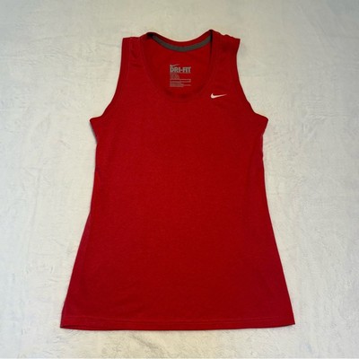womens red nike tank top