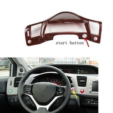 For Honda Civic 9th 2012-2015 ABS Wood Grain Accessories Car Interior Gear Door