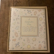 Hallmark 1984 Vintage Keepsakes Baby Album Spiral Bound With Box New
