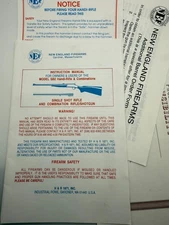 New England Firearms, Model SB2 Handi-rifle Single Shot Owners Manual