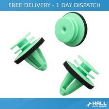 10x Skoda Door Card Clips- Green Interior Door Panel Trim Clips Fasteners