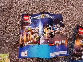 LEGO Space Police 5973 Hyperspeed Pursuit 99% Complete W/ Manuals Unused + Extra
