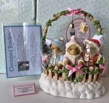 Cherished Teddies  Musical # 4008154 -Cashley, Courtney & Caitlin -Neu In OVP