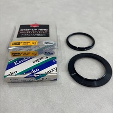 Kenko Step Up Ring 52-55mm & 52-67mm Used Nikon Canon Compatible