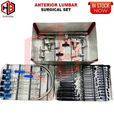 Phantom AL Anterior Lumbar Surgical Access Instrument System & Sterilization Box