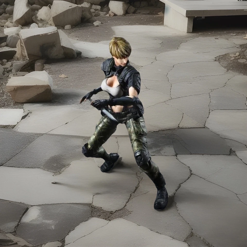 Deunan Knute - No. 1 Square Enix Play Arts Kai Appleseed: 10" Figure New - Image 2 of 4