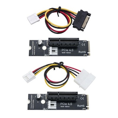 M.2 NVMEs To PCIE X16 Adapters Card Convert M Key Slot To Full Size PCIE4.0