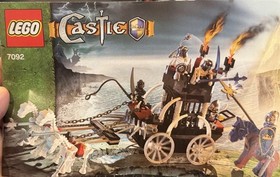 LEGO Castle: Skeletons' Prison Carriage (7092) W/Manual & Minifigs - Read