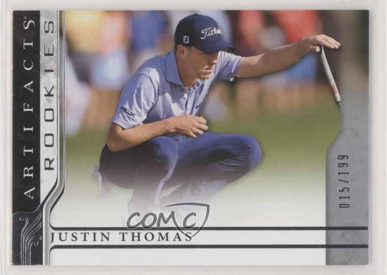 2021 Upper Deck Artifacts Horizontal Rookies 15/199 Justin Thomas Rookie RC 4w2